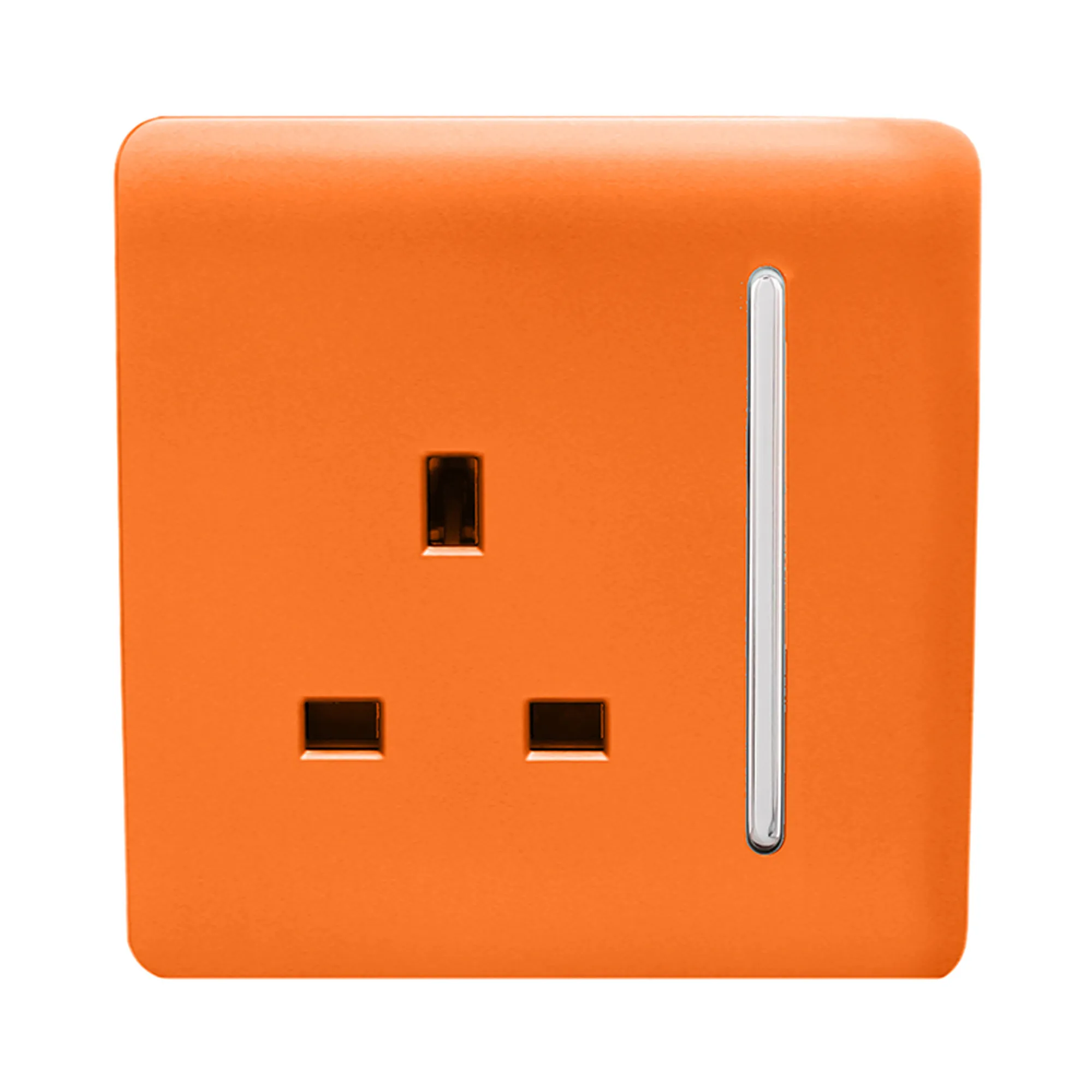 ART-SKT13OR  1 Gang 13Amp Switched Single Socket Orange